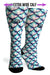 Mermaid 3D Aqua Compression Socks - Equine Exchange Tack Shop