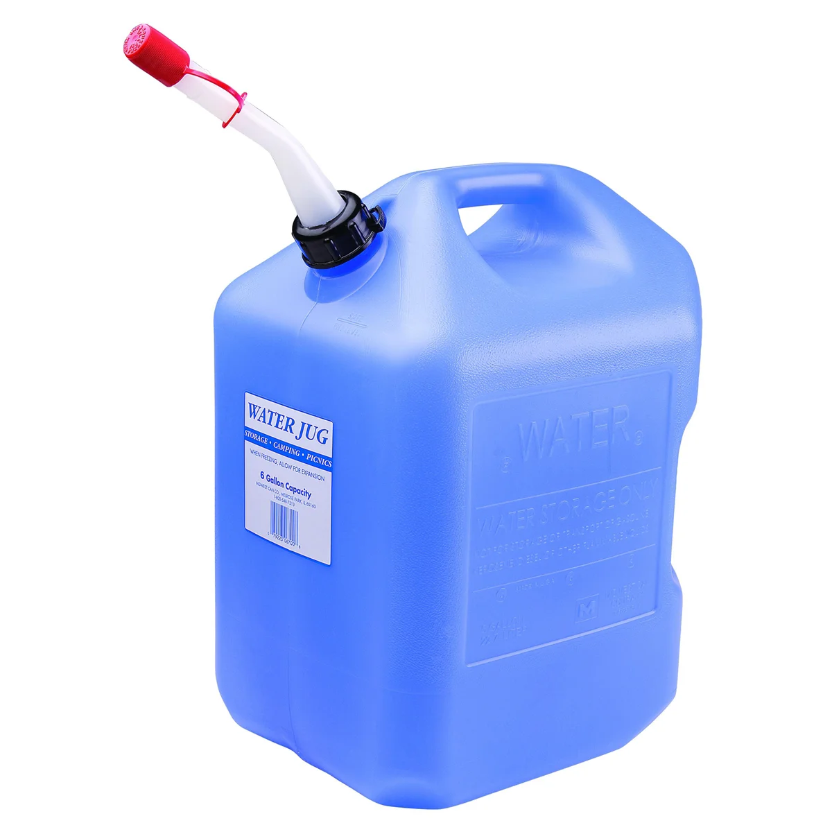 Plastic 6gal Water Container