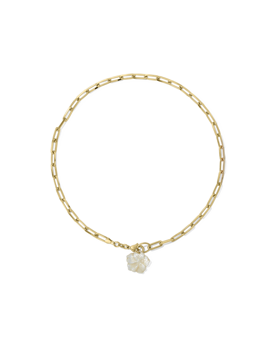 Chunky Pearl Hibiscus Necklace - Equine Exchange Tack Shop