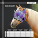 Fly Mask with Web Trim - Dual Ear Opening - 73% UV Blocking - Equine Exchange Tack Shop