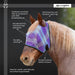 Draft Fly Mask with Web Trim - Dual Ear Holes - 73% UV Blocking - Equine Exchange Tack Shop
