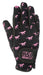 RSL Kids Norway Summer Gloves - Pink Horses - Equine Exchange Tack Shop