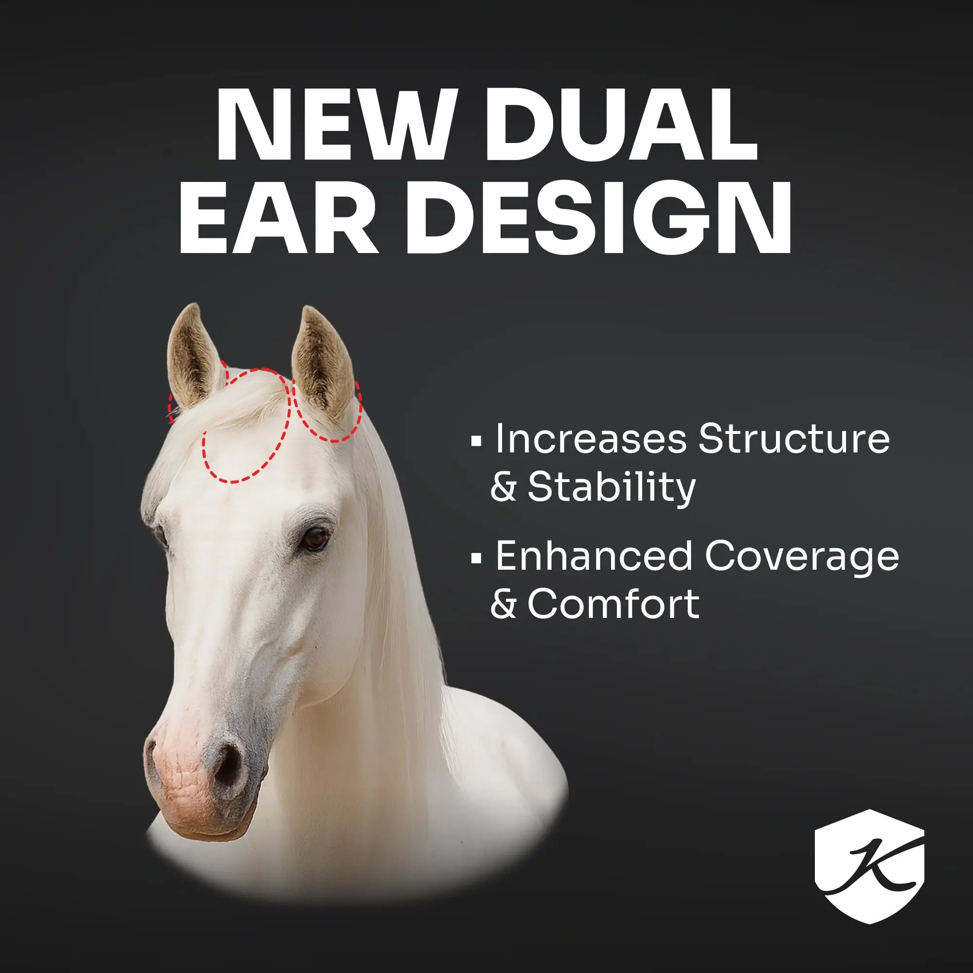 Mini/Pony Fly Mask with Fleece Trim & Dual Ear Openings - 73% UV Blocking - Equine Exchange Tack Shop