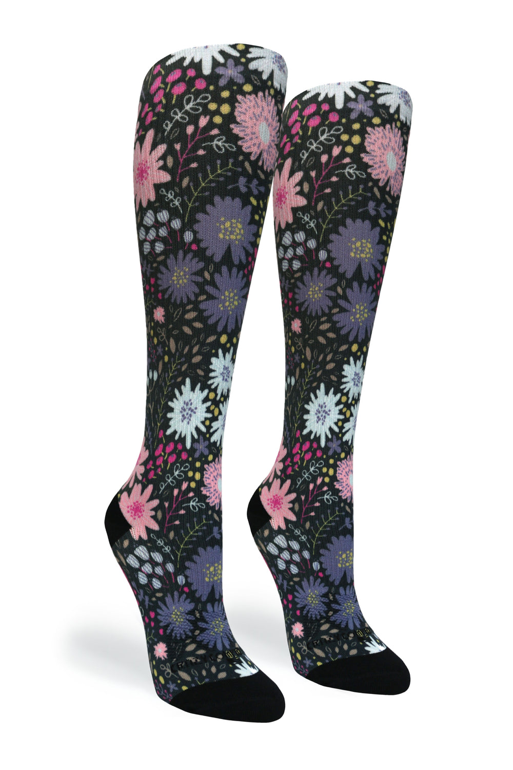 Night Garden Compression Socks - Equine Exchange Tack Shop