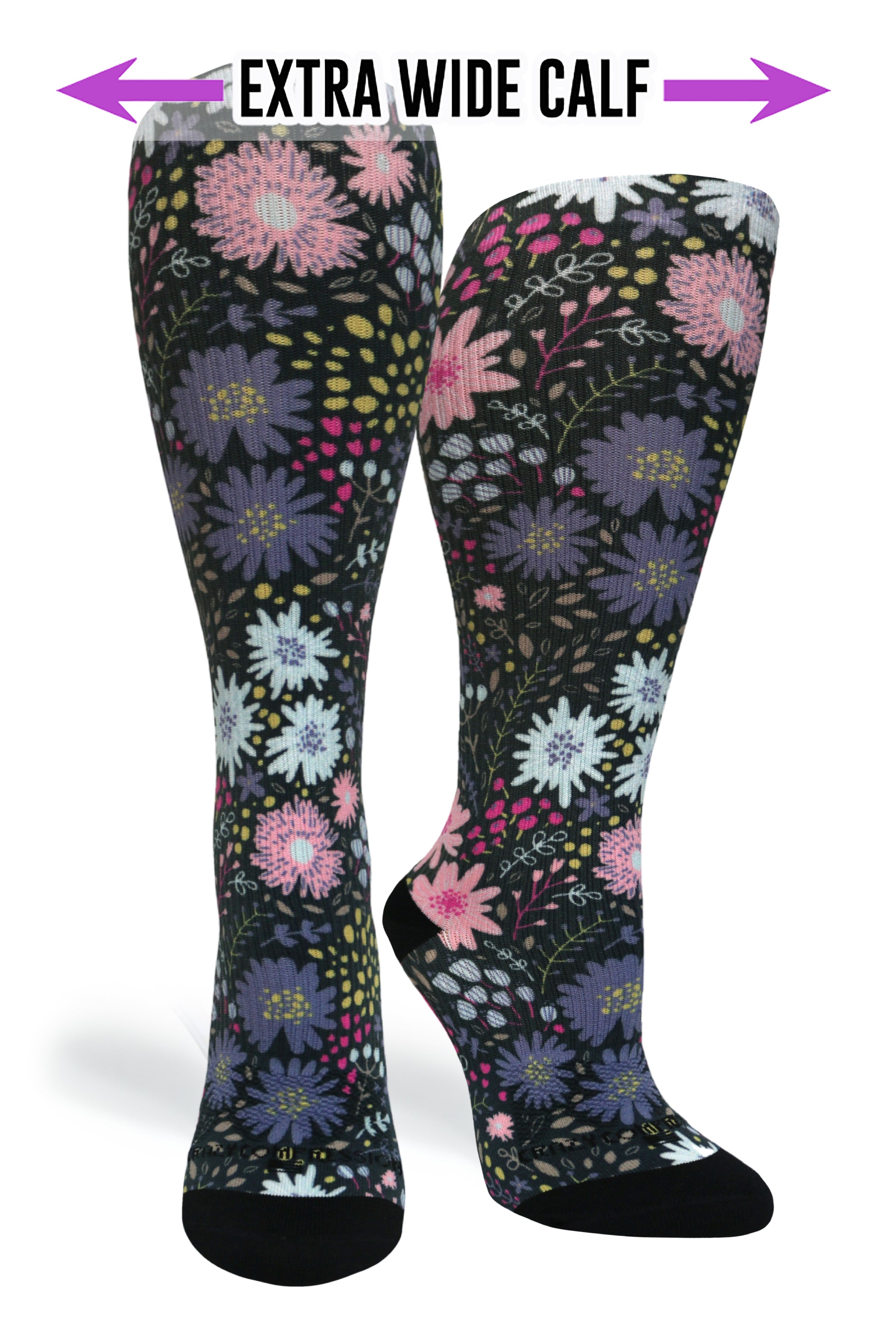 Night Garden Compression Socks - Equine Exchange Tack Shop