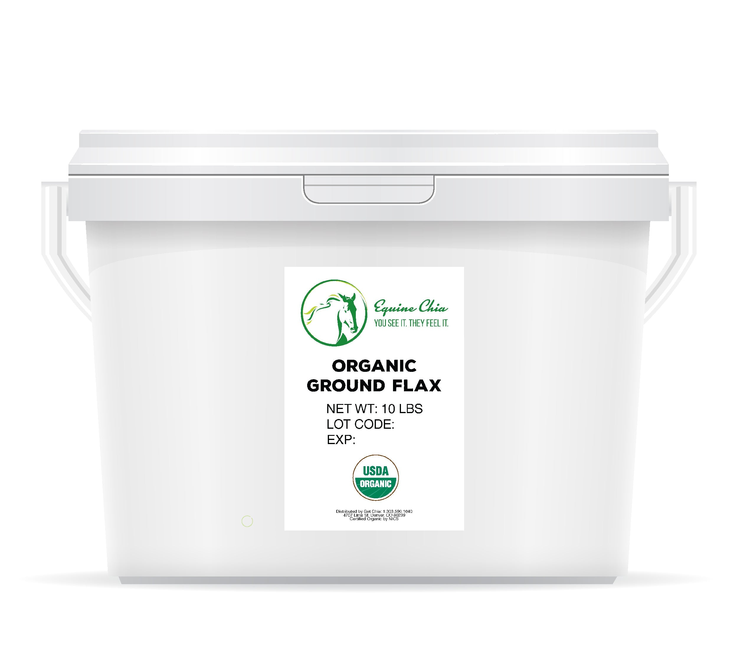 Organic Equine Ground Flax  