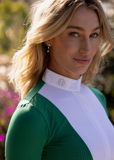 Prague Women's Long Sleeve Competition Shirt - Equine Exchange Tack Shop