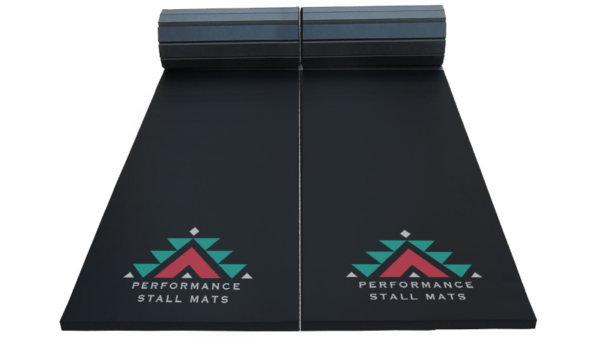 Stall Mat Kit - Black, (2)3x9ft Rolls - Equine Exchange Tack Shop