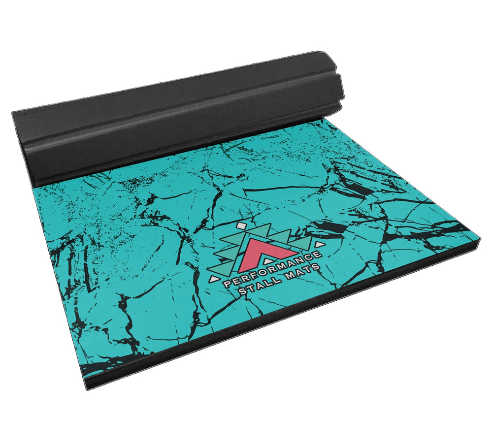 5x10ft Turquoise Stone Stall Mat - Equine Exchange Tack Shop