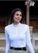 Paola - Long Sleeve Competion Shirt -White - Equine Exchange Tack Shop