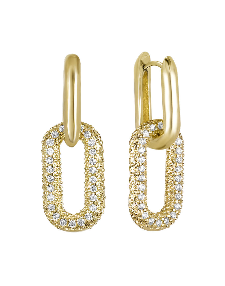 Stone Link Earrings - Equine Exchange Tack Shop