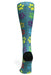 Paw Prints Station Blue Compression Socks - Equine Exchange Tack Shop