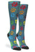 Paw Prints Station Blue Compression Socks - Equine Exchange Tack Shop