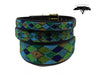 Peacock Argyle Beaded Dog Collar - Equine Exchange Tack Shop