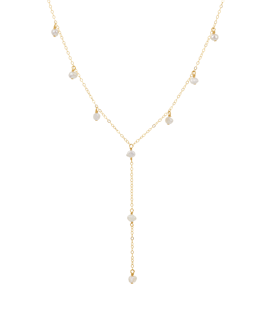 Pearl Drop Lariat