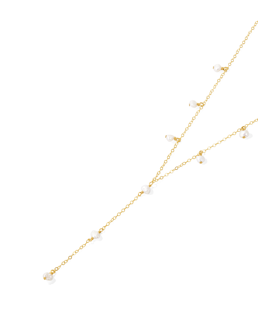 Pearl Drop Lariat