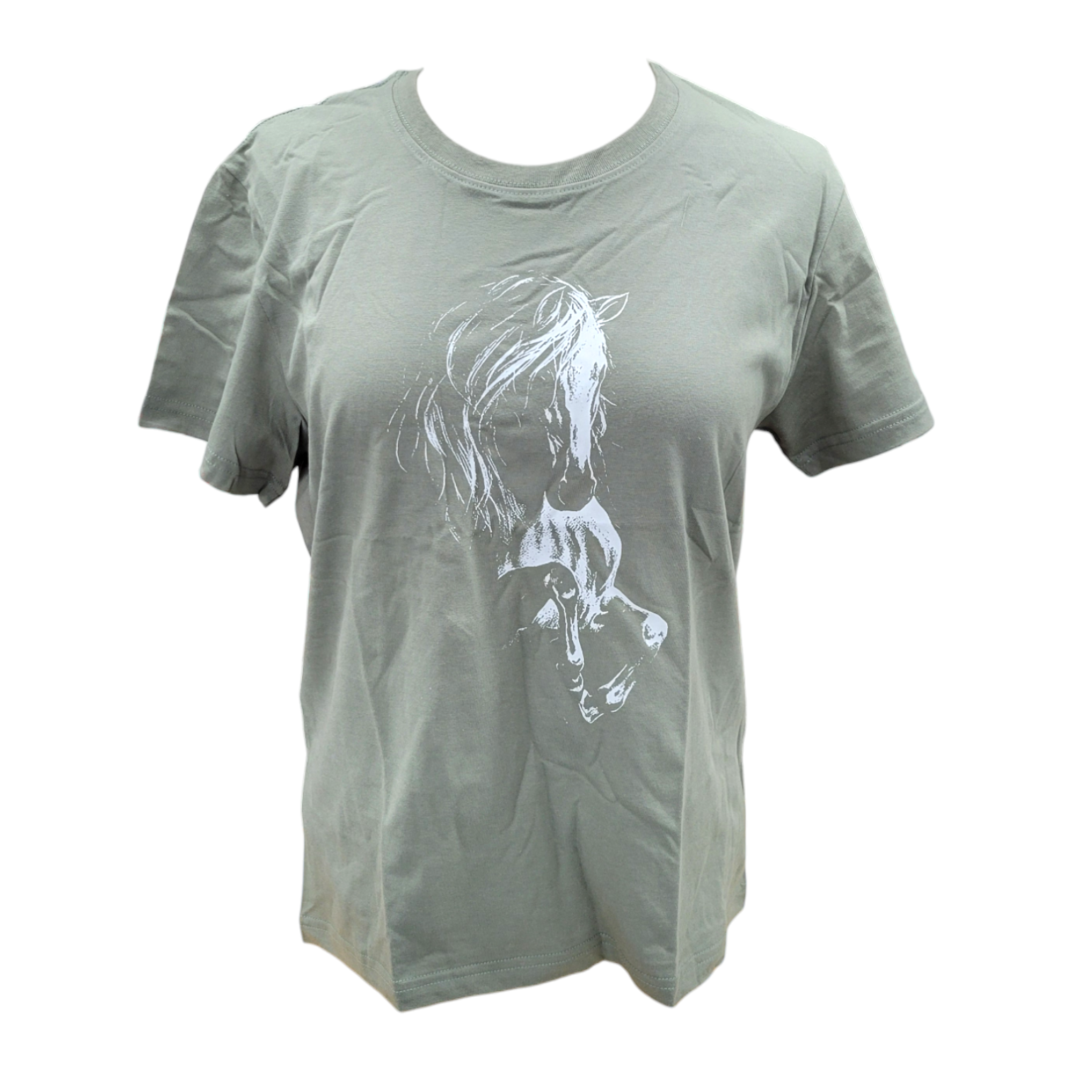 Ladies Rearing Horse T-Shirt