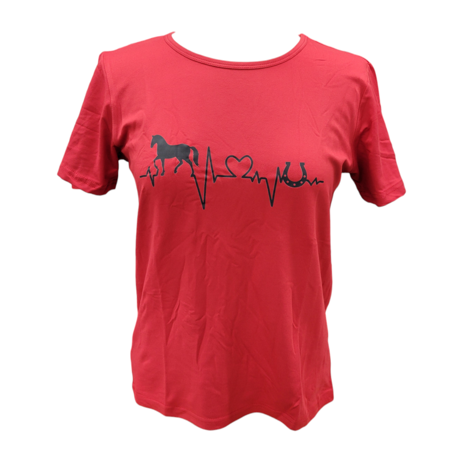 Ladies Horse Heartbeat T-Shirt