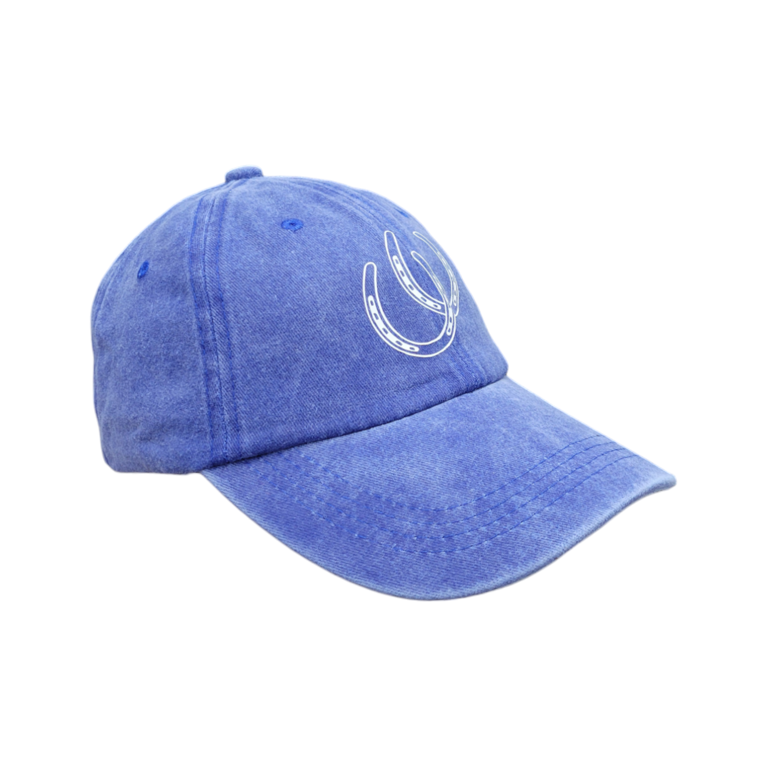 Denim Horseshoe Ball Cap