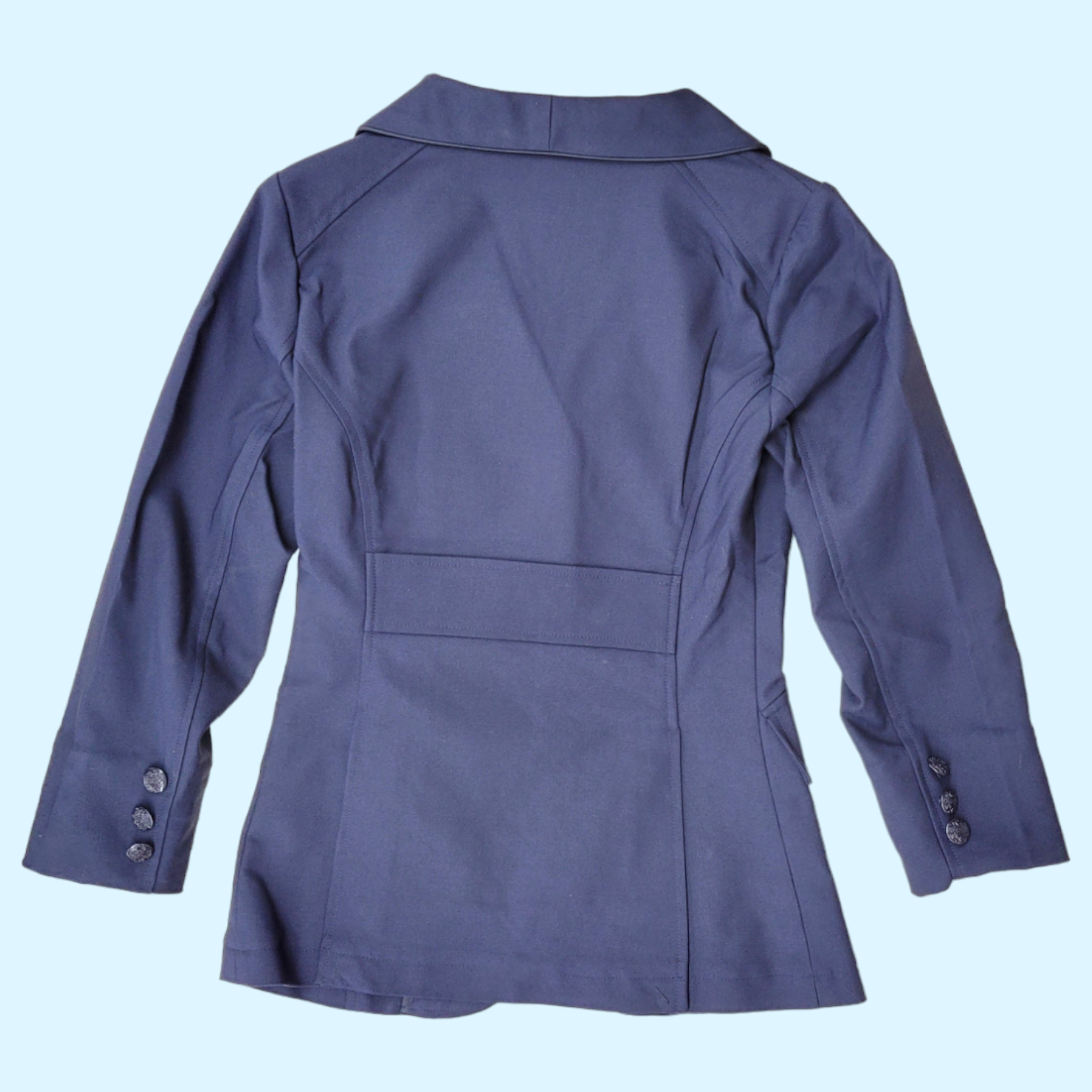 Kaki Kids Show Coat in Navy - CH16R