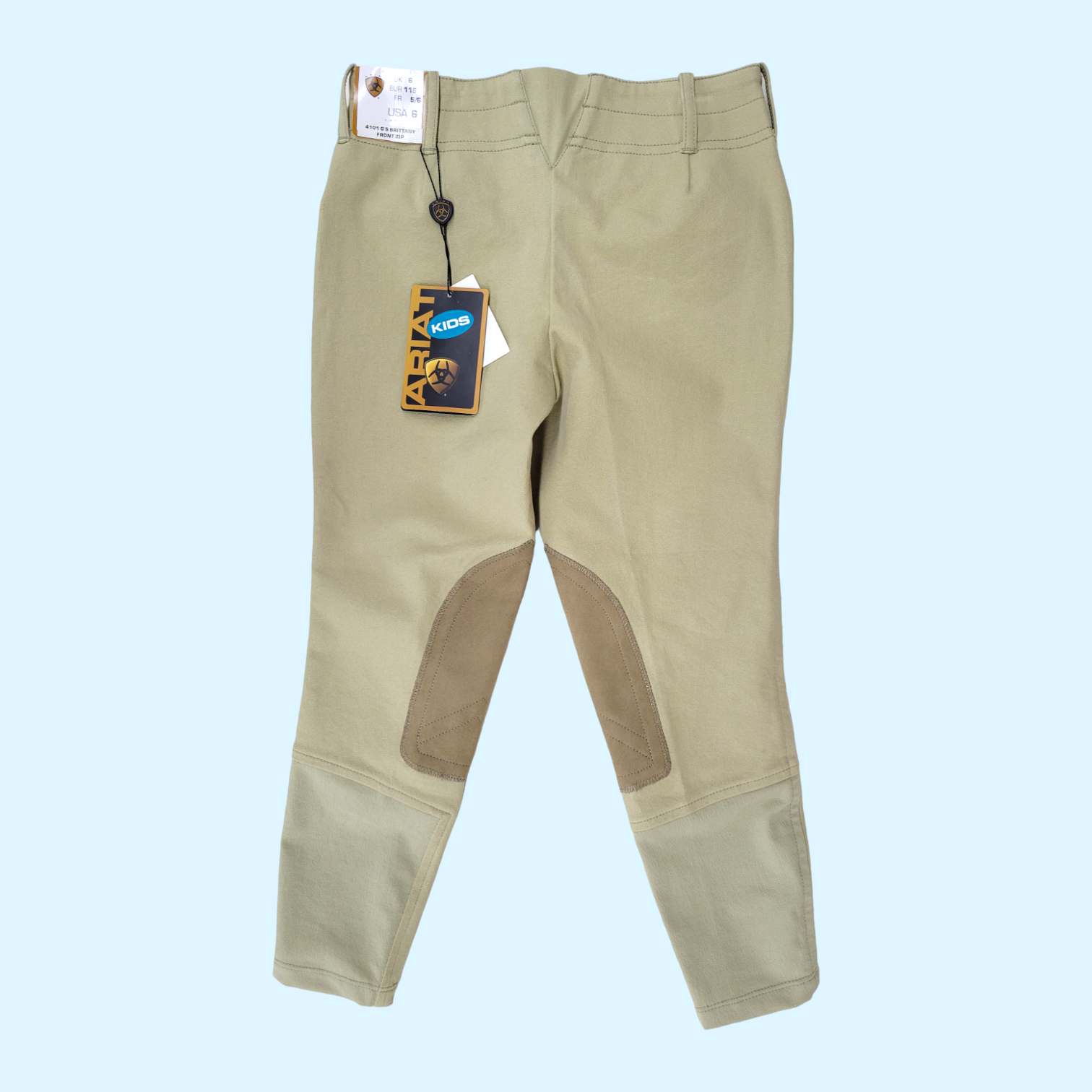 Ariat Kids Knee Patch Breech in Tan - CH6 NWT