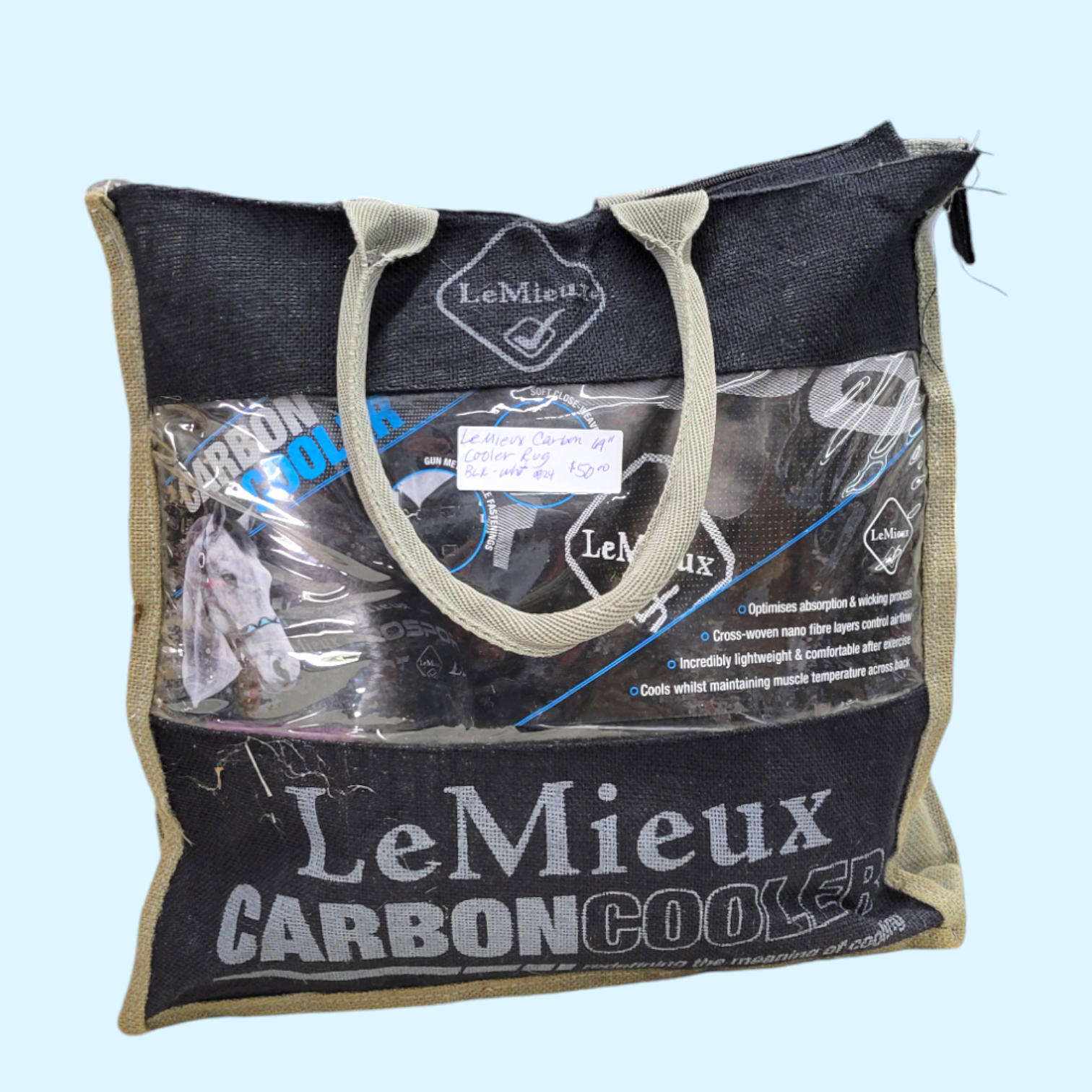 LeMieux Carbon Cooler Blanket 69" - NWT