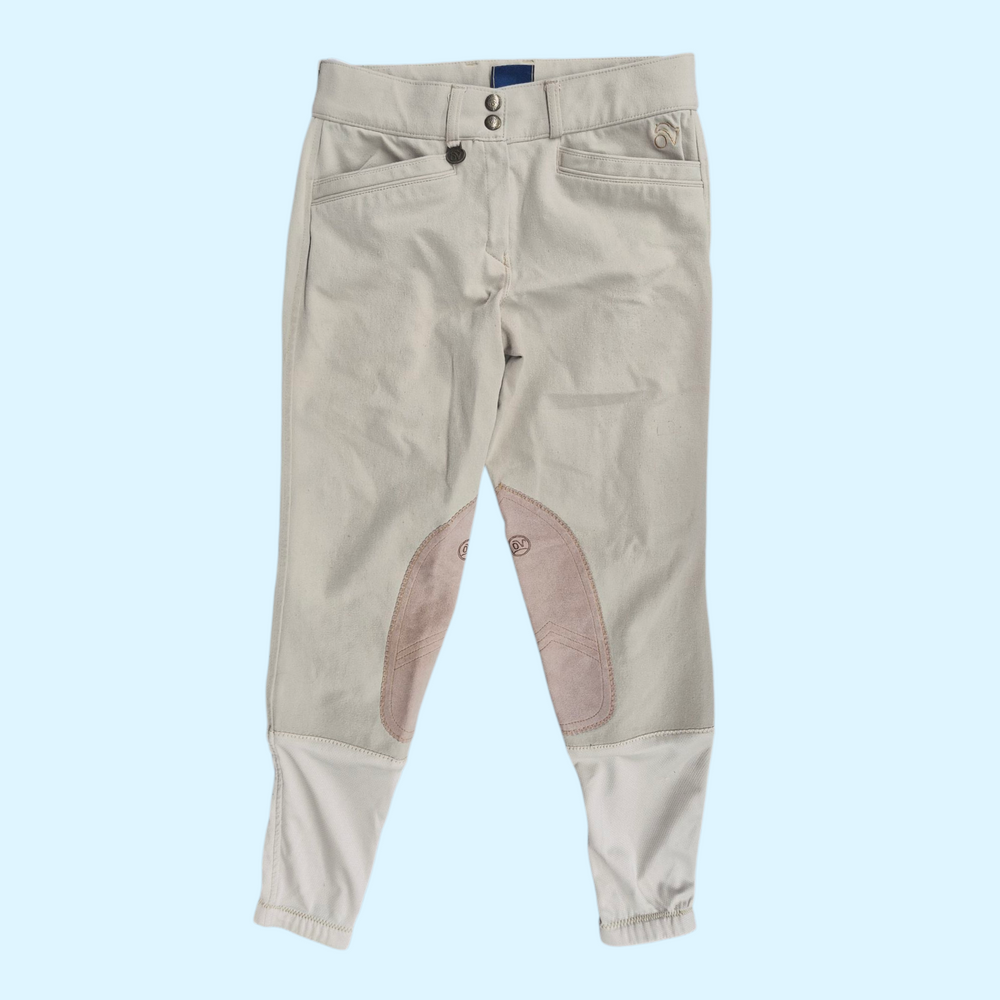 Ovation Ladies Celebrity Knee Patch Breech in Tan - 28