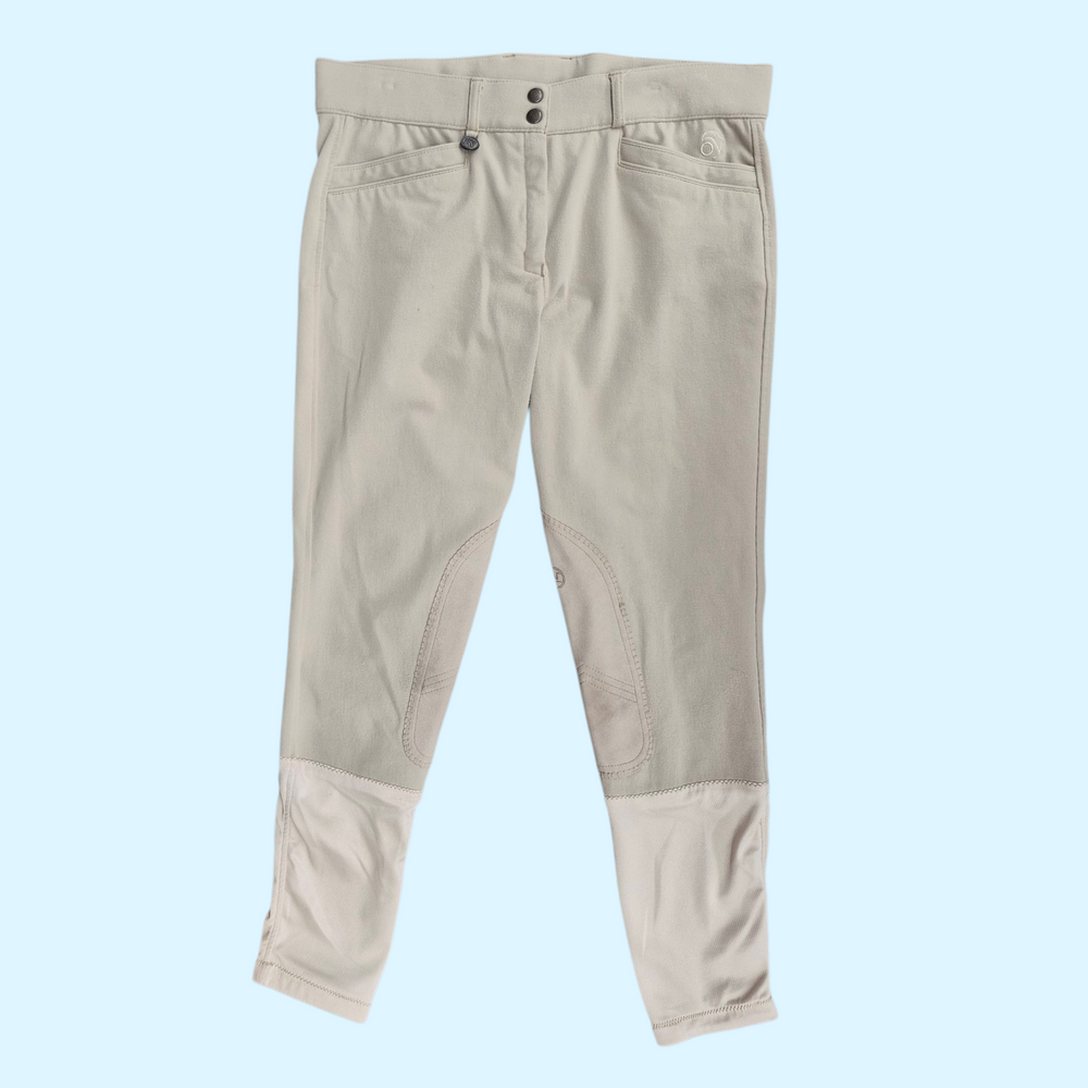 Ovation Ladies Celebrity Knee Patch Breech in Tan - 34 Long