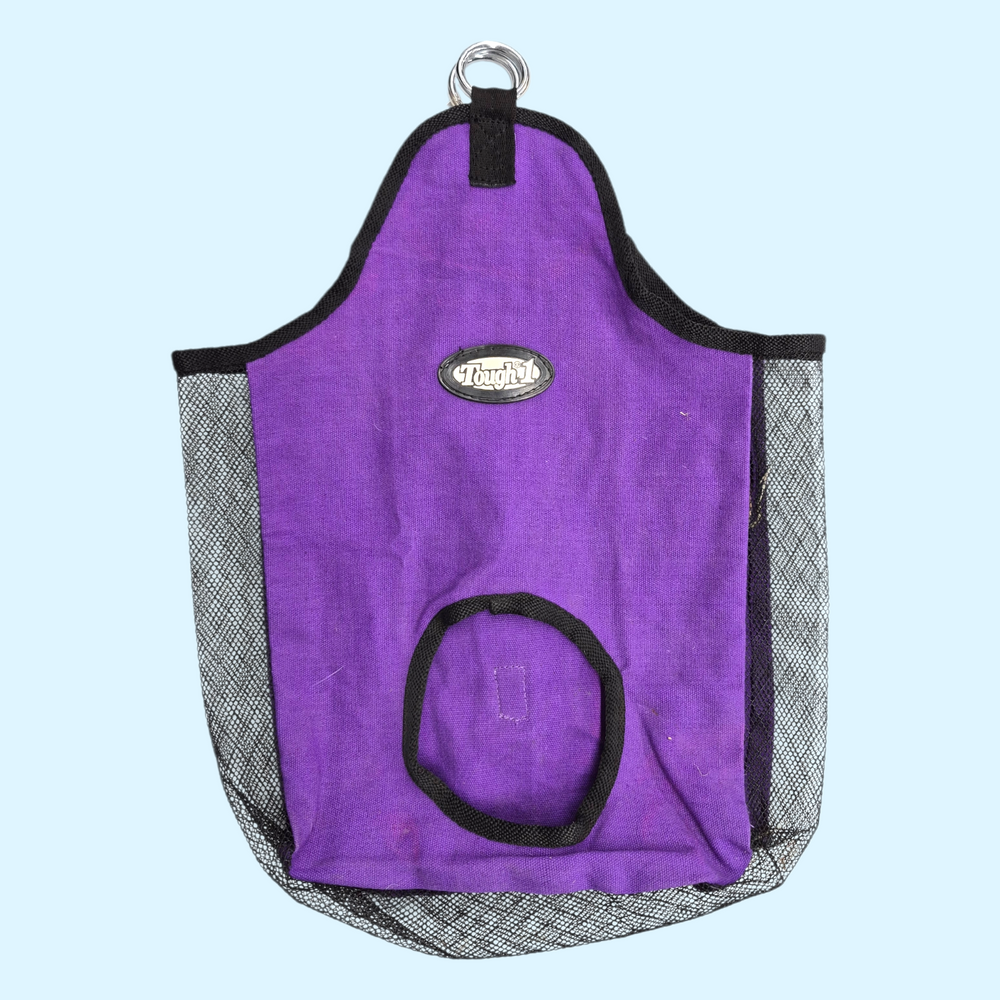 Tough 1 Miniature Canvas Hay Bag in Purple