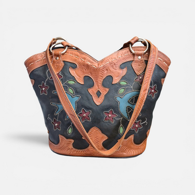 Boot Top Zip Top Handbag  