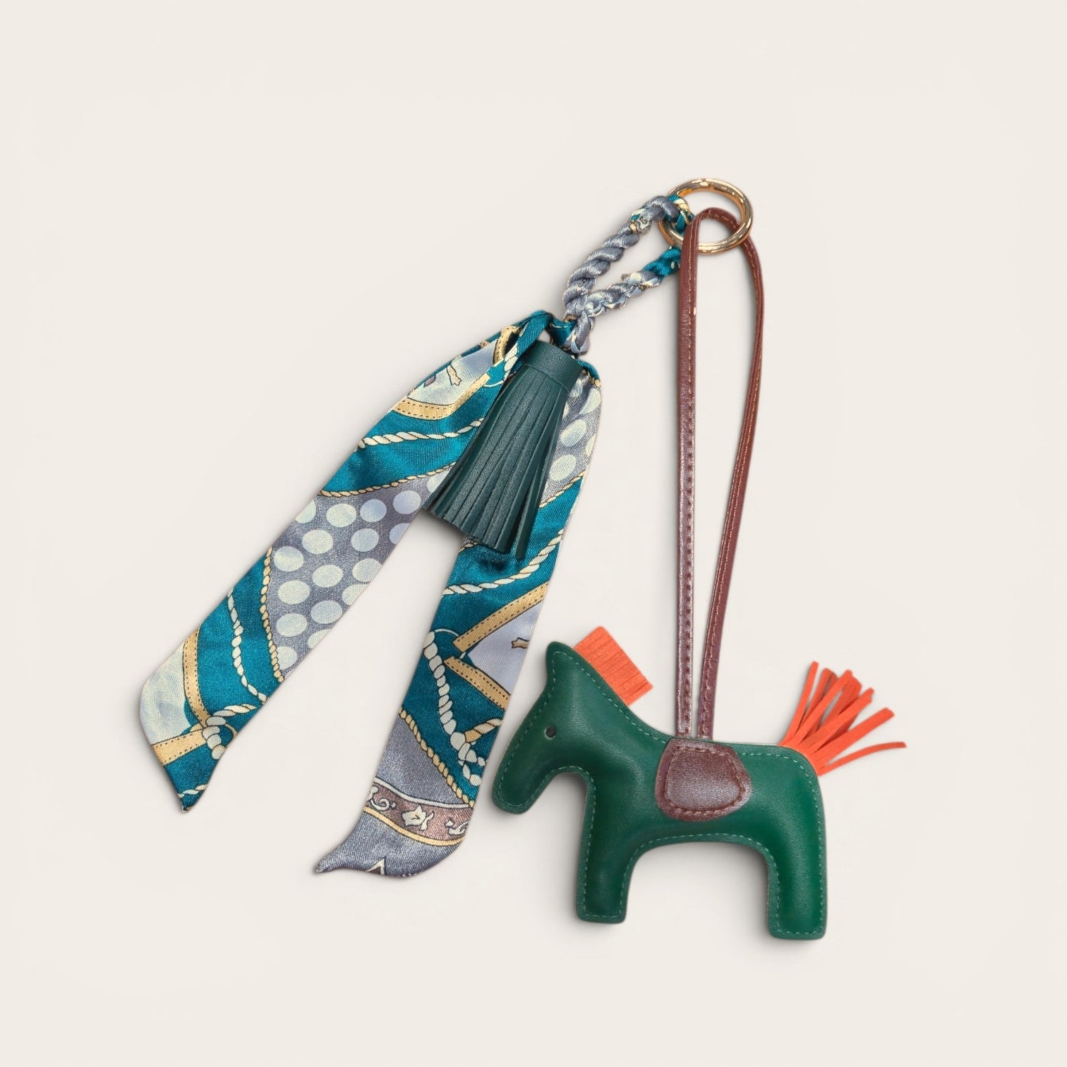 Anademi Ponies Bag Charm w/Scarf