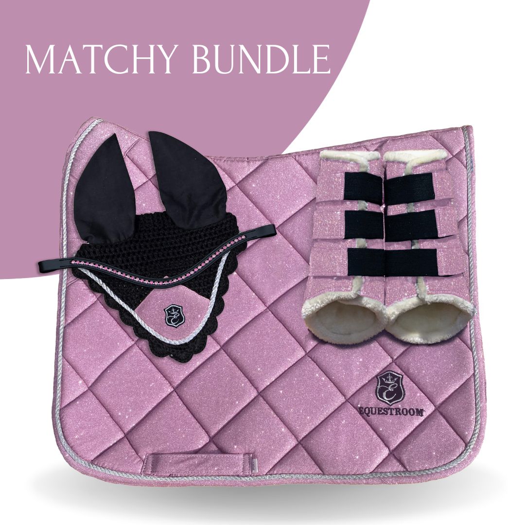 Pink Mist Saddle Pad Set - Equine Exchange Tack Shop