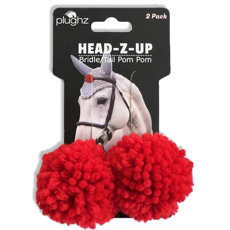Plughz® HEAD-Z-UP Bridle and Tail Pom Pom
