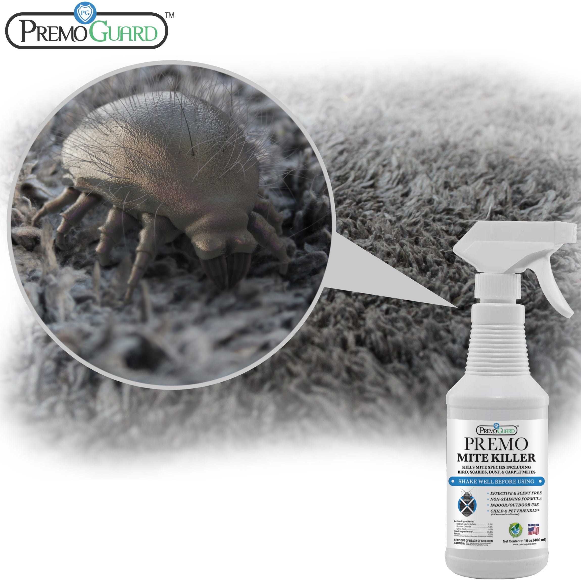 Mite Killer Spray - All Natural Non-Toxic