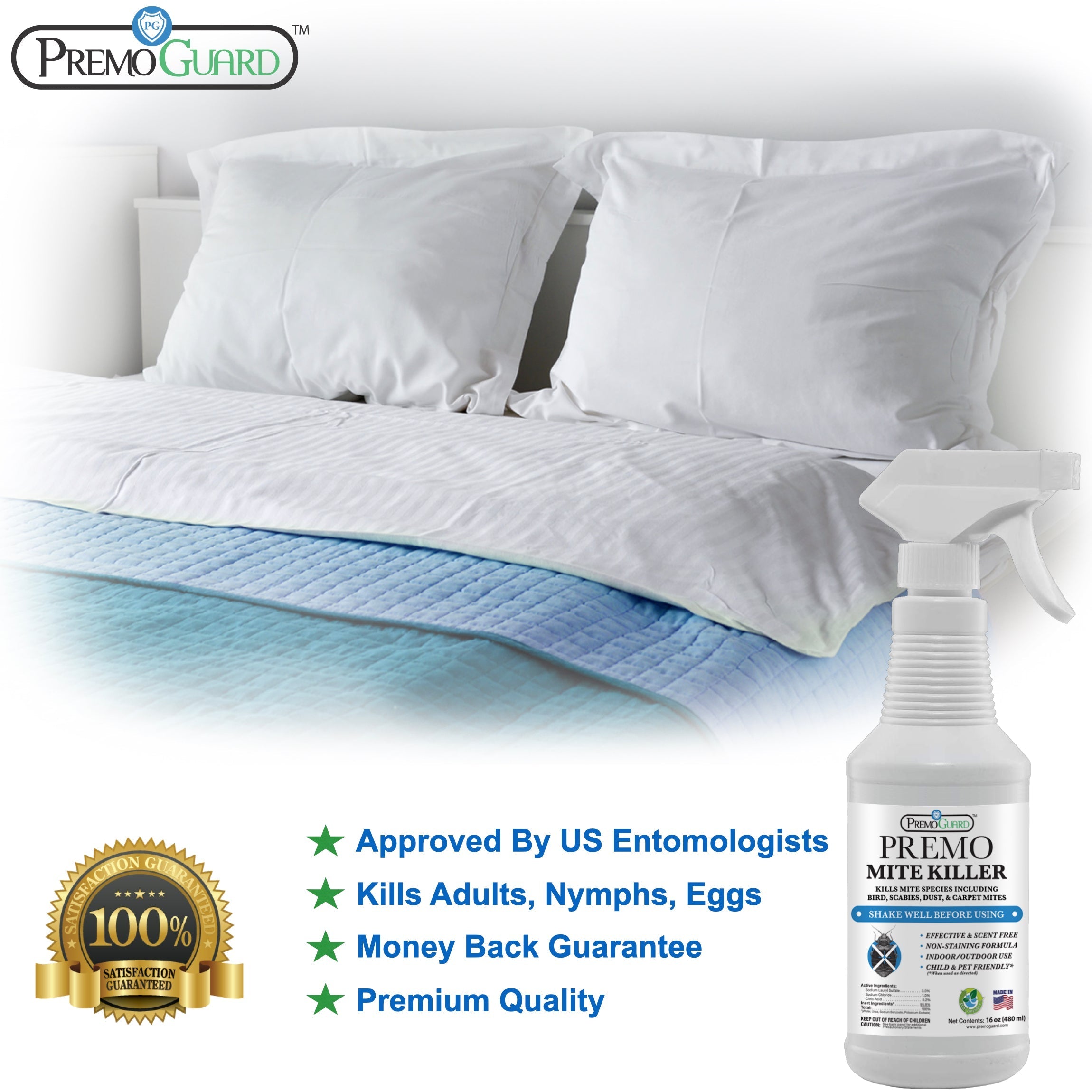 Mite Killer Spray - All Natural Non-Toxic
