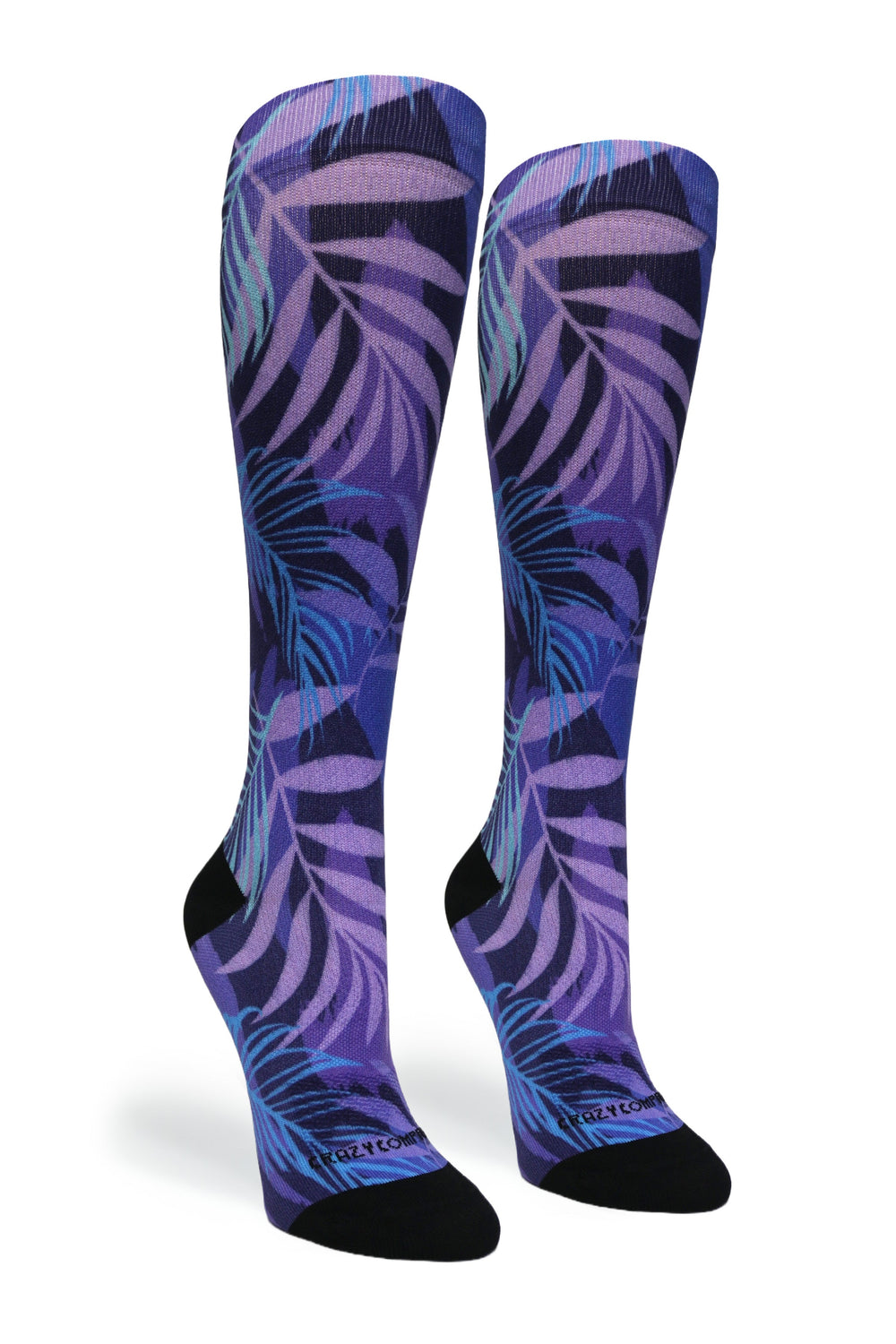 Purple Jungle Compression Socks - Equine Exchange Tack Shop