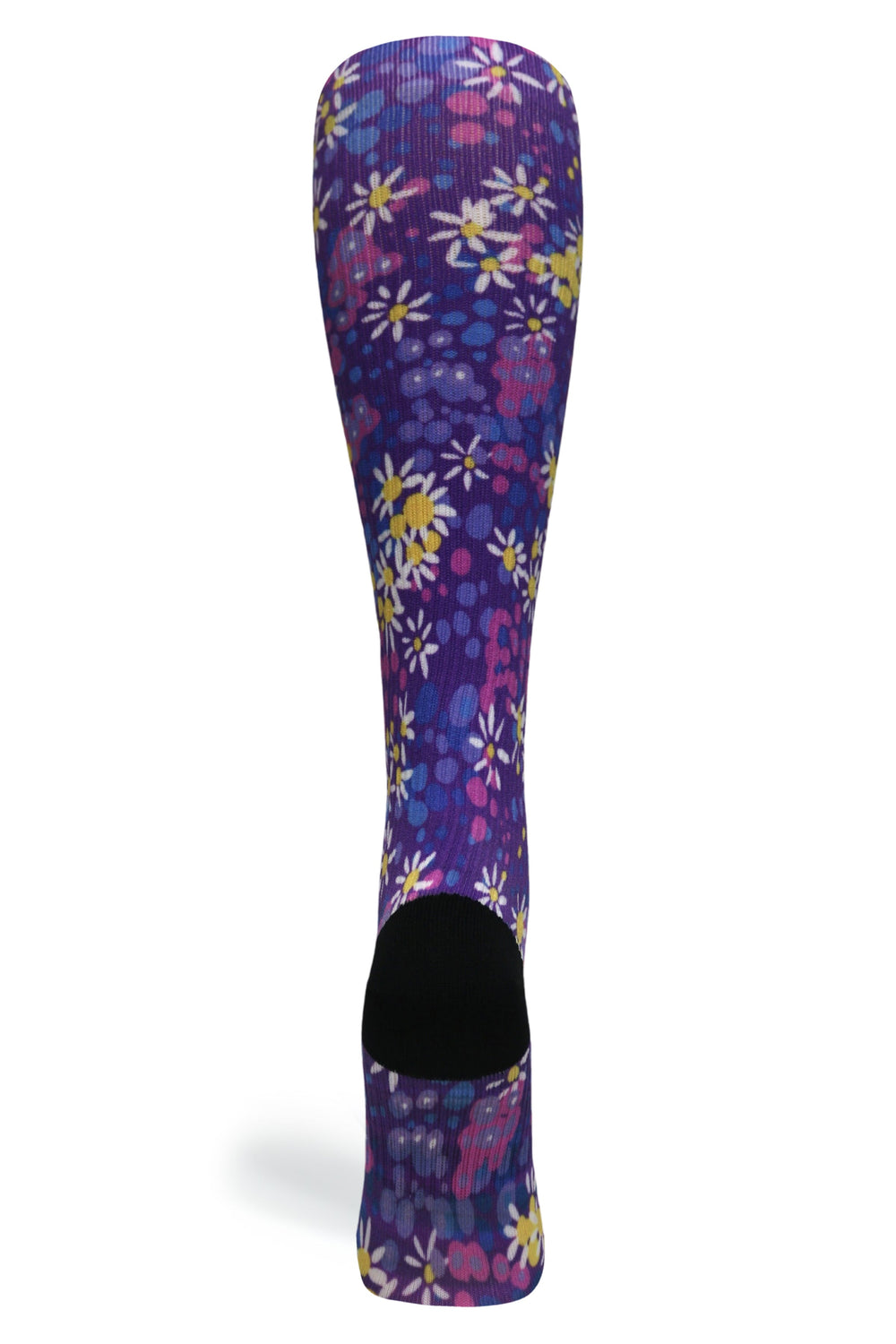 Purple Petals Compression Socks - Equine Exchange Tack Shop