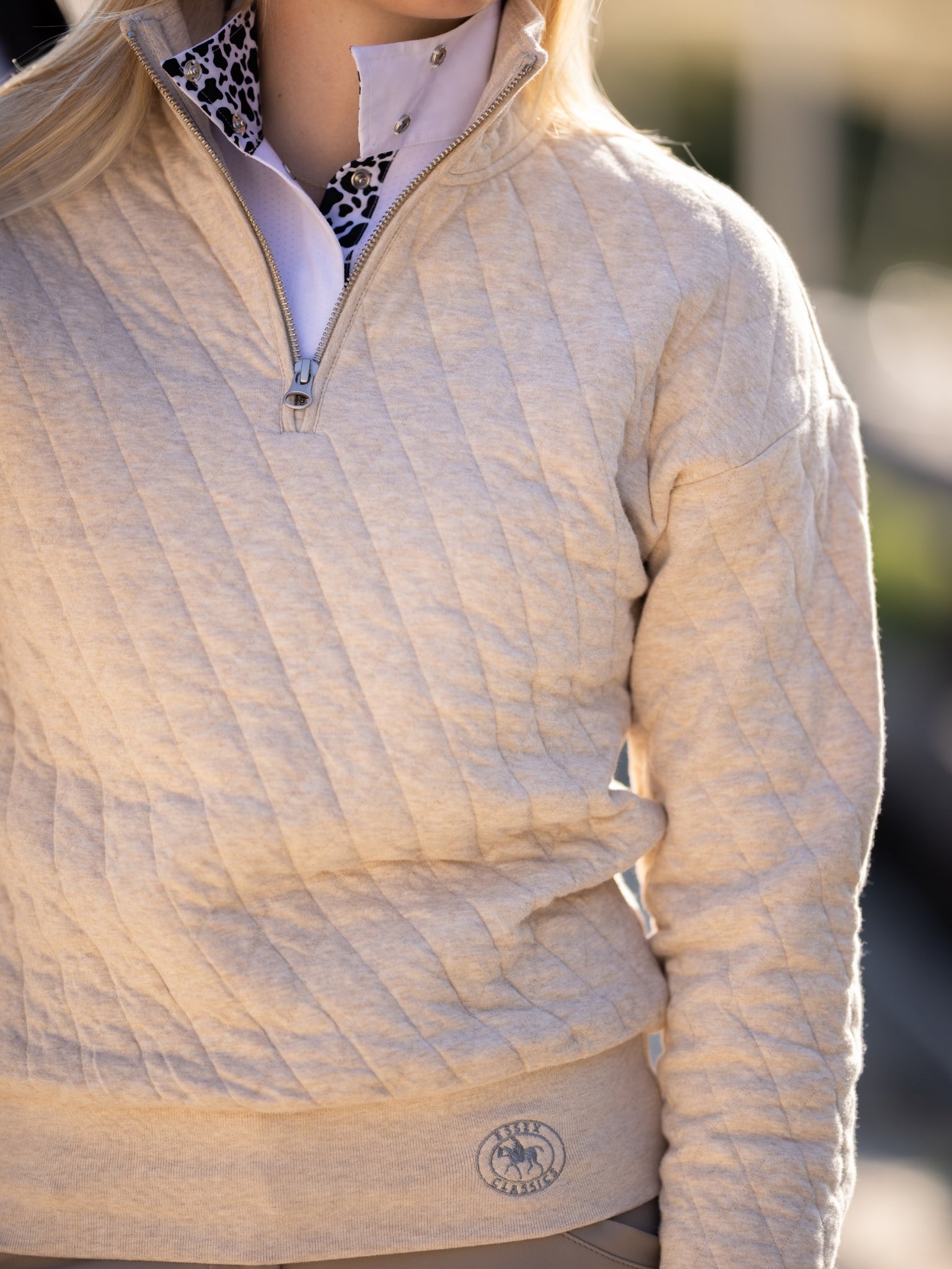 Quilted Quarter Zip - Equine Exchange Tack Shop