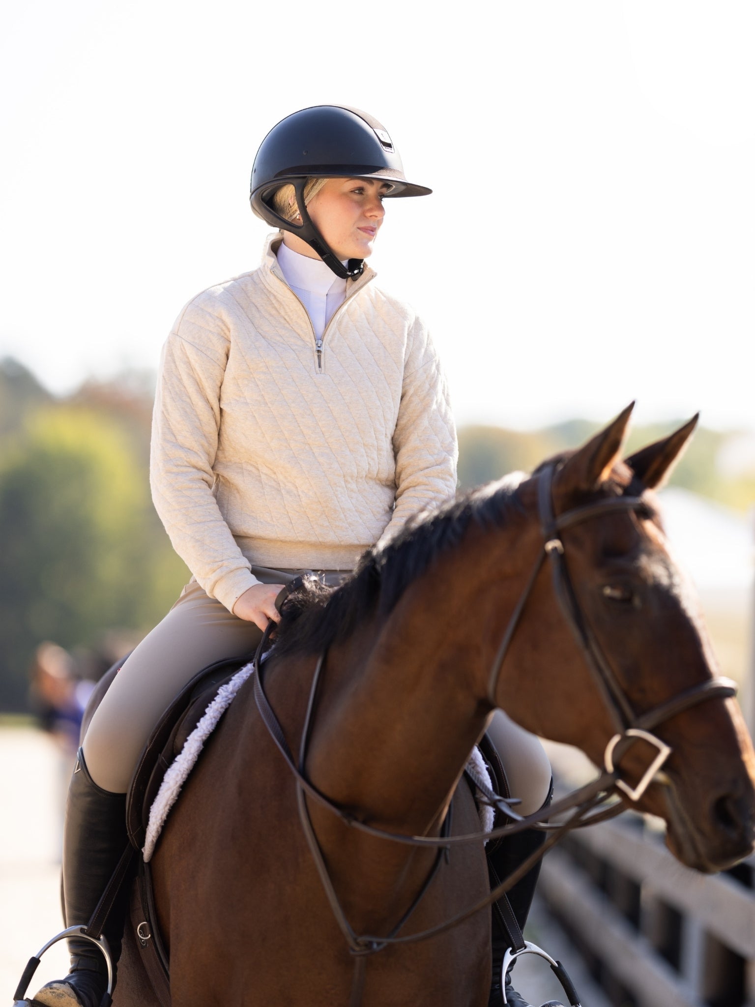 Quilted Quarter Zip - Equine Exchange Tack Shop