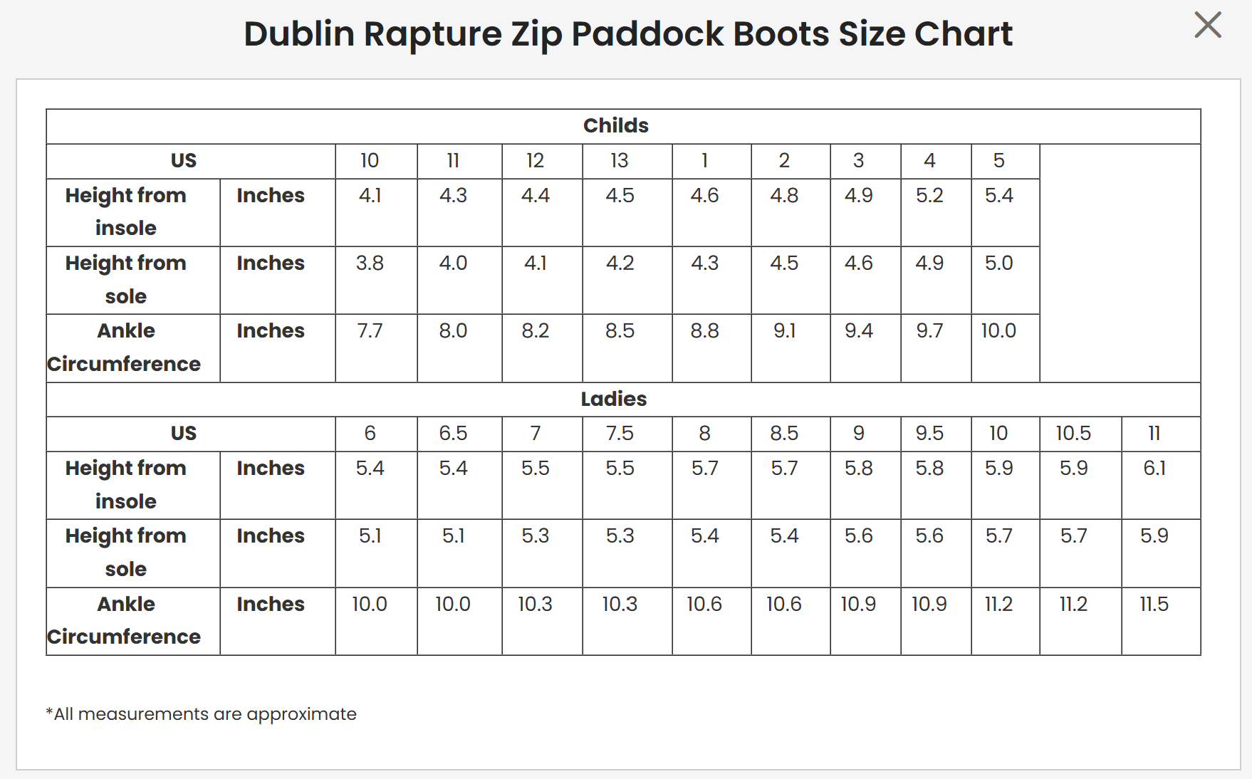 Rapture Zip Paddock Boots  