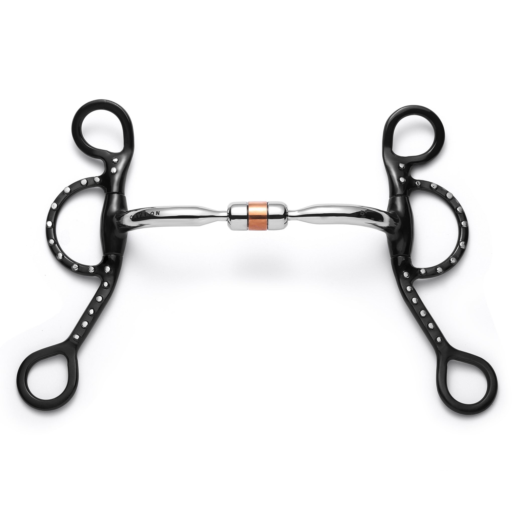 Argentine Capsule Silver Dotted Curb - Equine Exchange Tack Shop