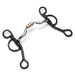 Argentine Low Port Capsule Silver Dotted Curb - Equine Exchange Tack Shop