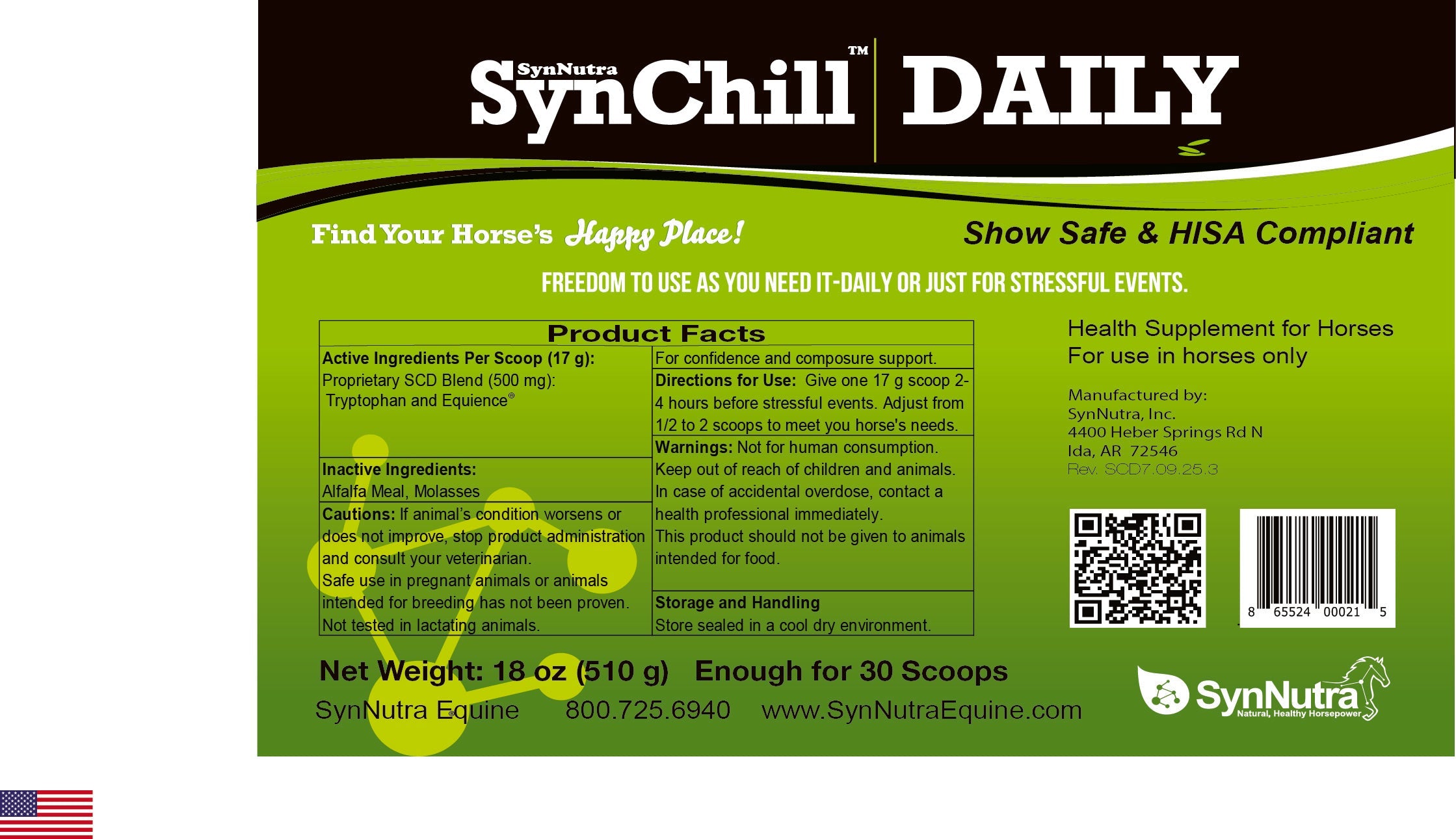 SynChill Daily Confidence Supplement  