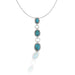 Kelly Herd Turquoise Drop Pendant Necklace - Sterling Silver - Equine Exchange Tack Shop