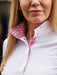 Daisy Delight Ladies Talent Yarn Wrap Collar Short Sleeve Show Shirt - Equine Exchange Tack Shop