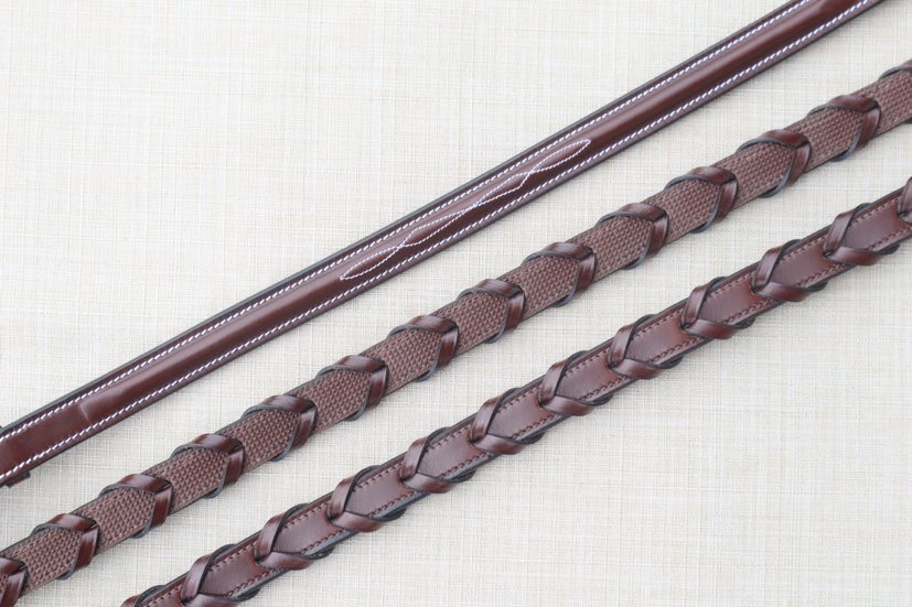 Red Barn Stealth Grip Laced Rein - Equine Exchange Tack Shop