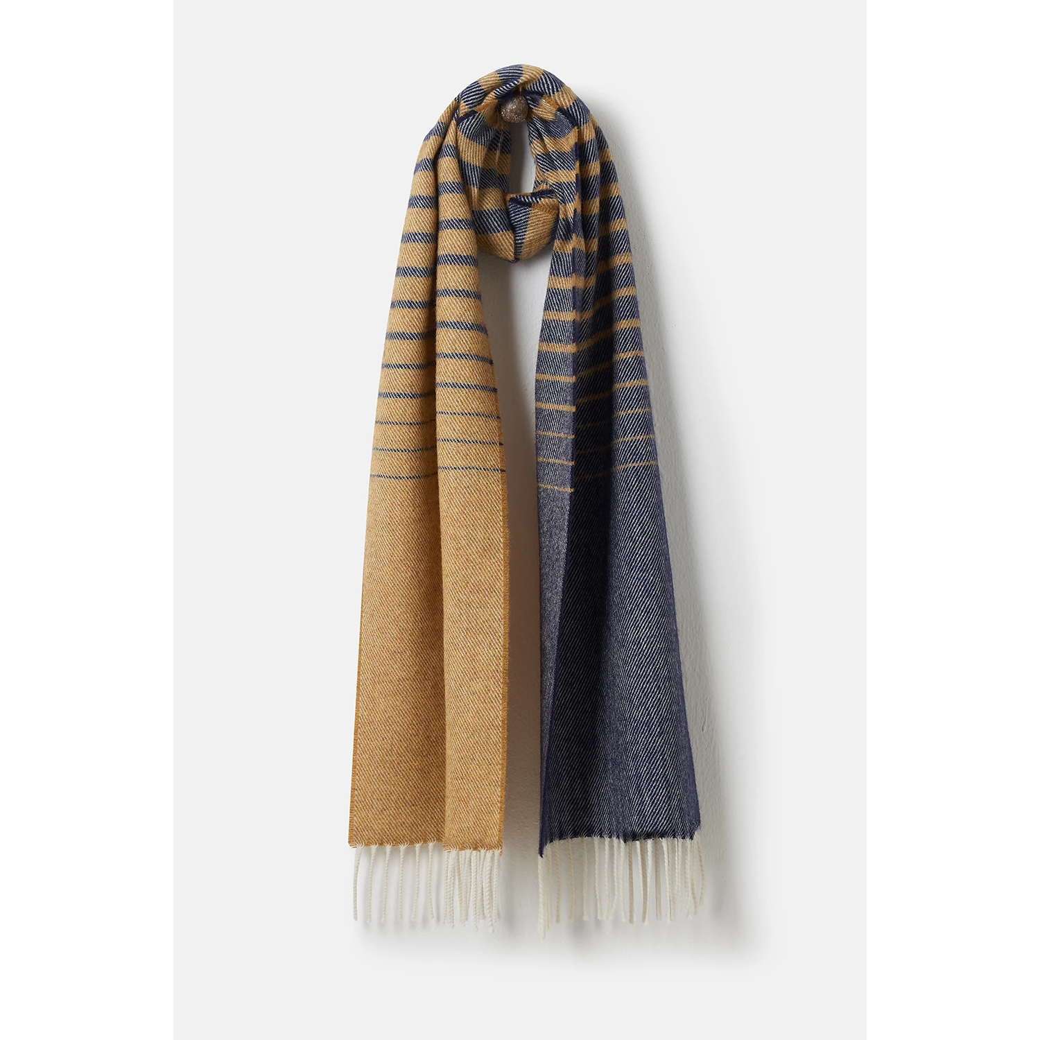 Lighthouse Merino Striped Scarf