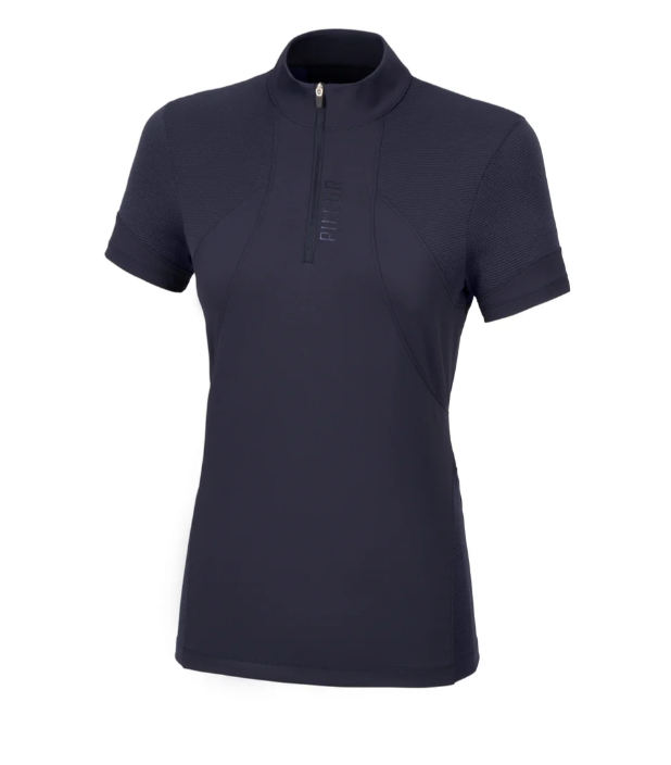 Pikeur polo shirt short sleeves - 34 (US XS) - Navy