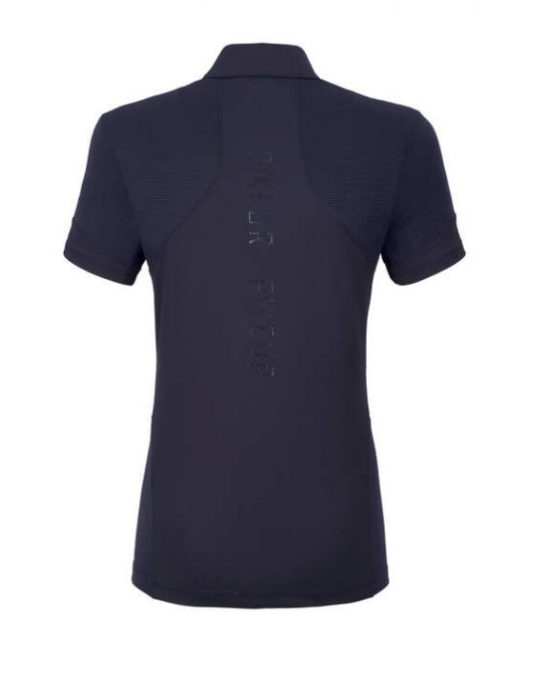 Pikeur polo shirt short sleeves - 34 (US XS) - Navy