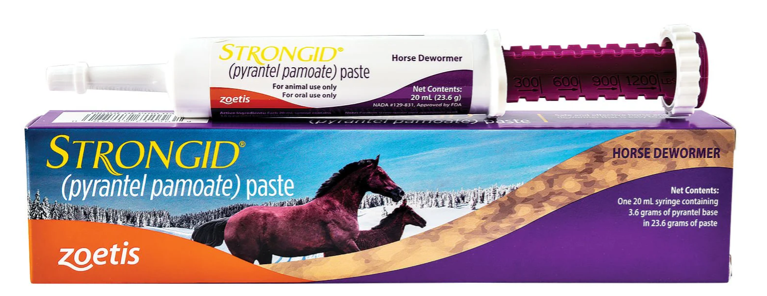 Strongid Equine Anthelmintic Paste - 20ml - Equine Exchange Tack Shop